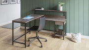 Signature Design by Ashley® Dorrinson - L-Desk Home Office Set | Meri Furniture