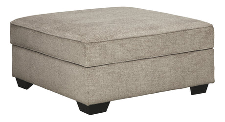 Ashley Furniture Bovarian - Stone - Ottoman With Storage | Meri Furniture