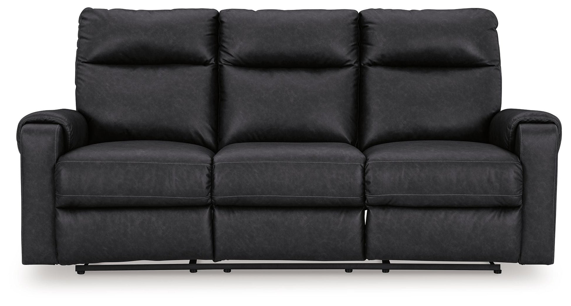 Signature Design by Ashley® Axtellton - Carbon - Power Reclining Sofa | Meri Furniture