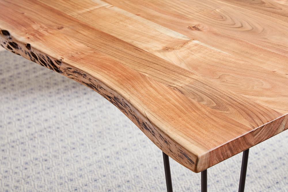 Sherman 71-inch Live Edge Dining Table Natural Acacia