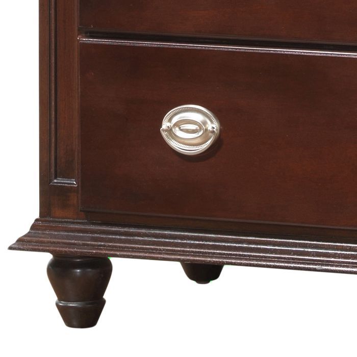 Media Storage Chest Elegant - Cappuccino