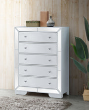 Sleek Contemporary Storage Chest - White