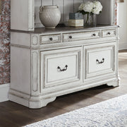 Liberty Furniture Magnolia Manor - Credenza - White | Meri Furniture