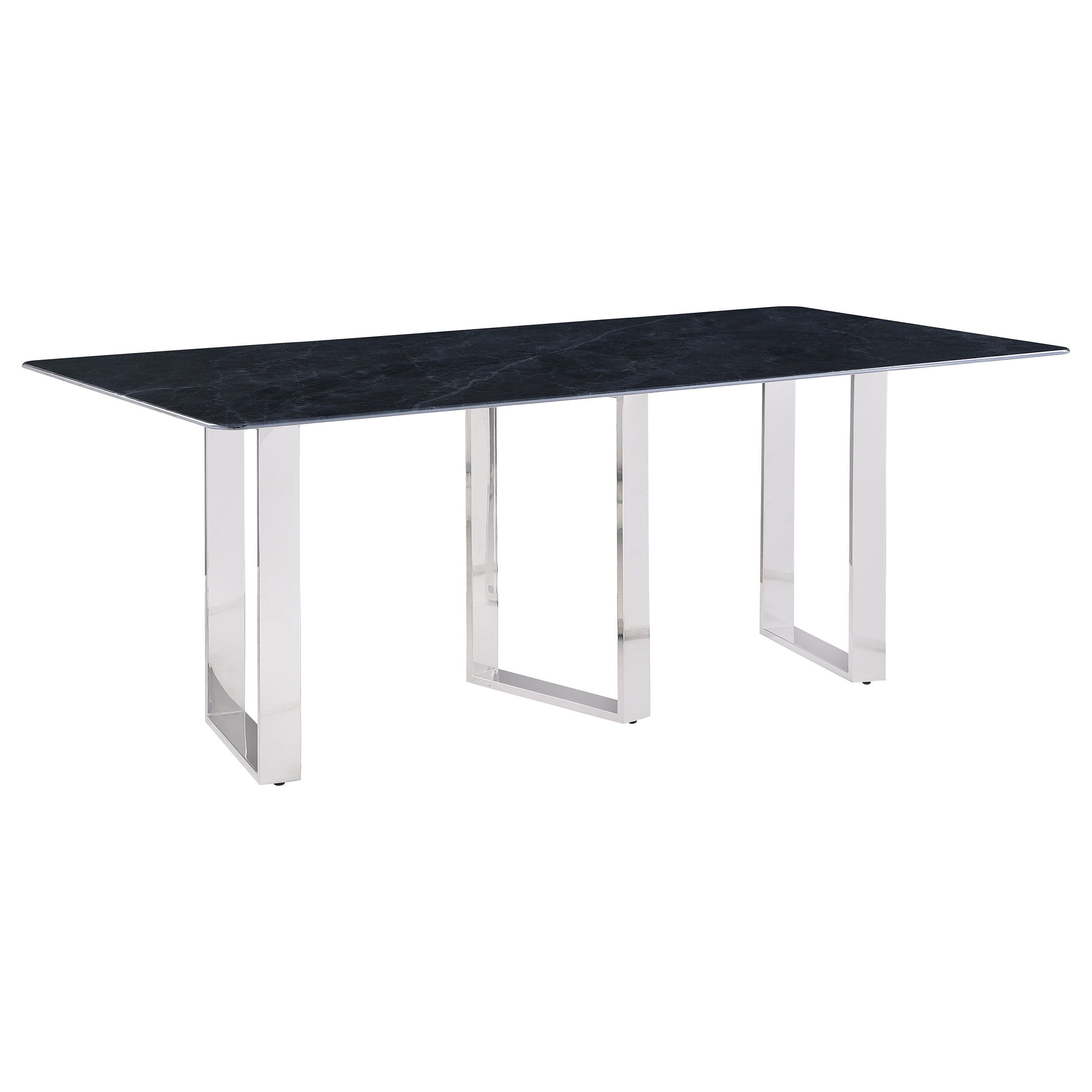 Coaster Fine Furniture Desden - Rectangular Sintered Stone Dining Table - Gray | Meri Furniture
