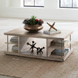 Liberty Furniture City Scape - Cocktail Table - Burnished Beige | Meri Furniture