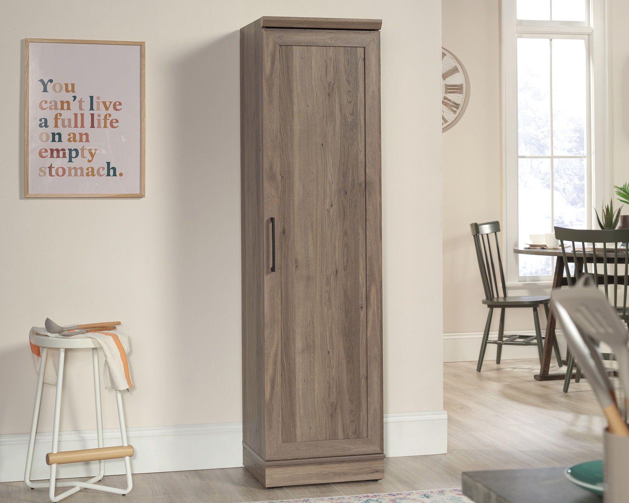 Kitchen Storage Cabinet in Salt Oak