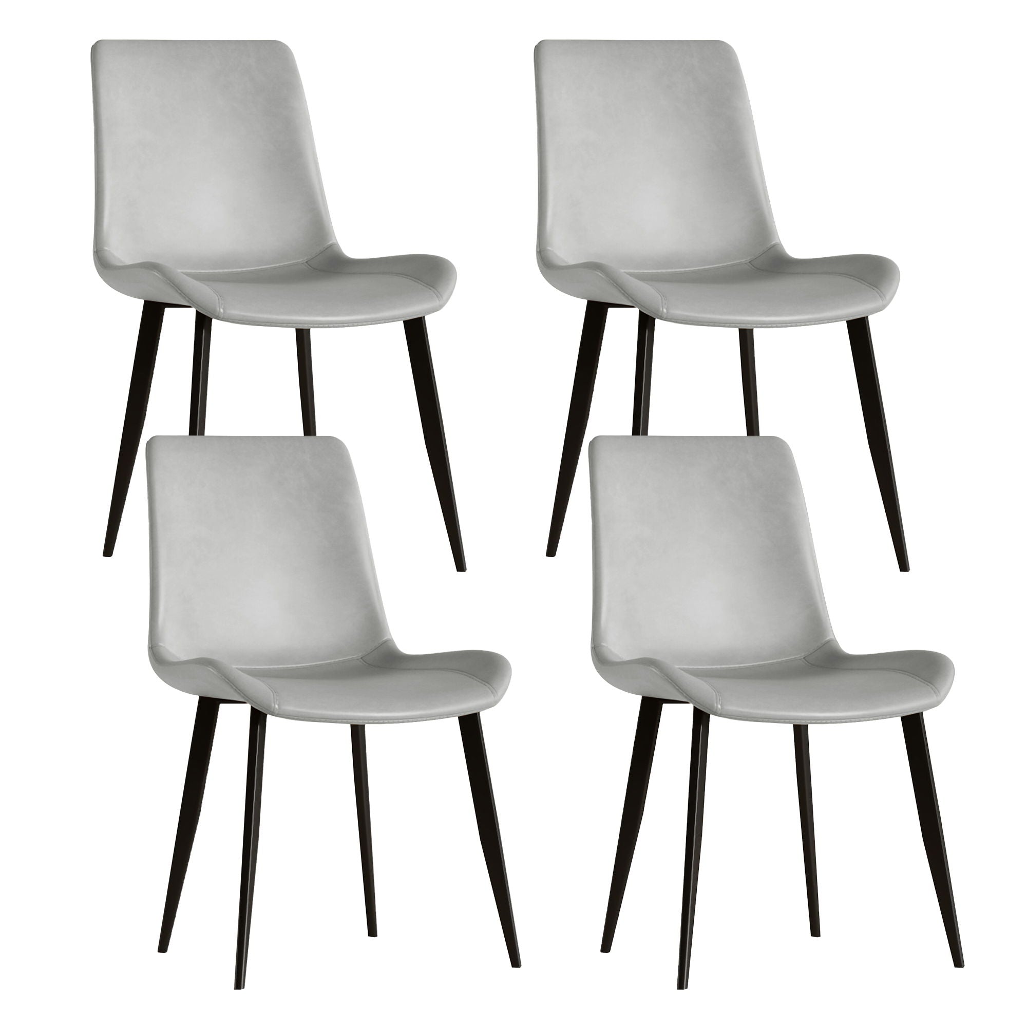 Modern Dining Chair With Carbon Steel Legs