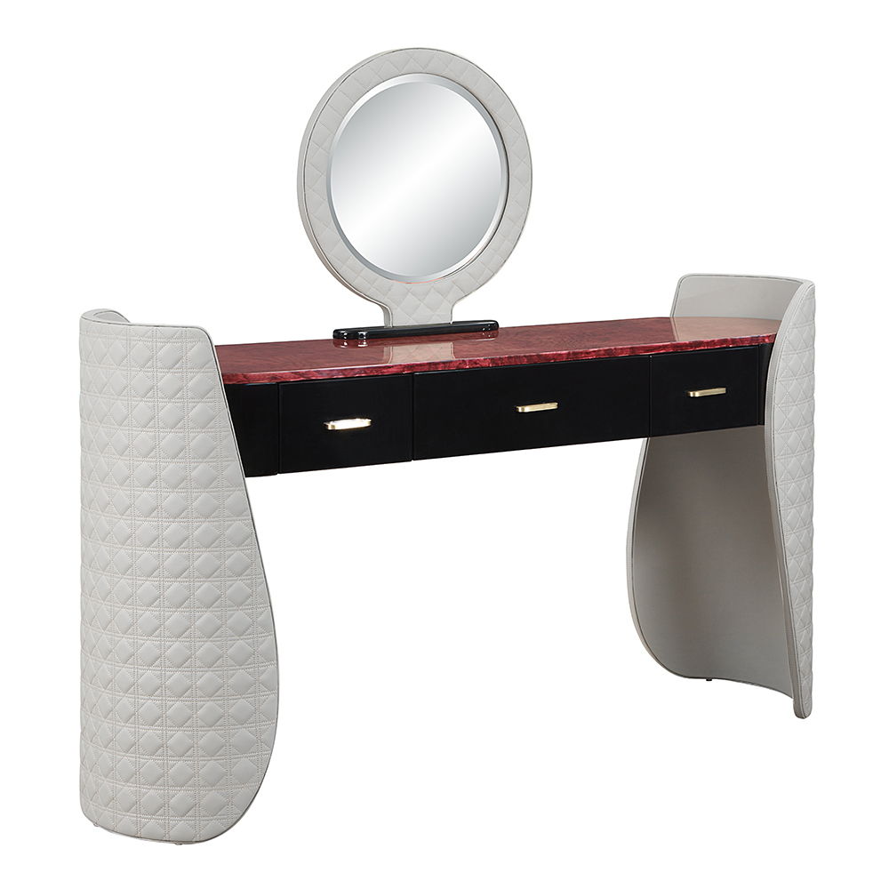 Jamonica - Vanity Desk - Gray & Dark Brown