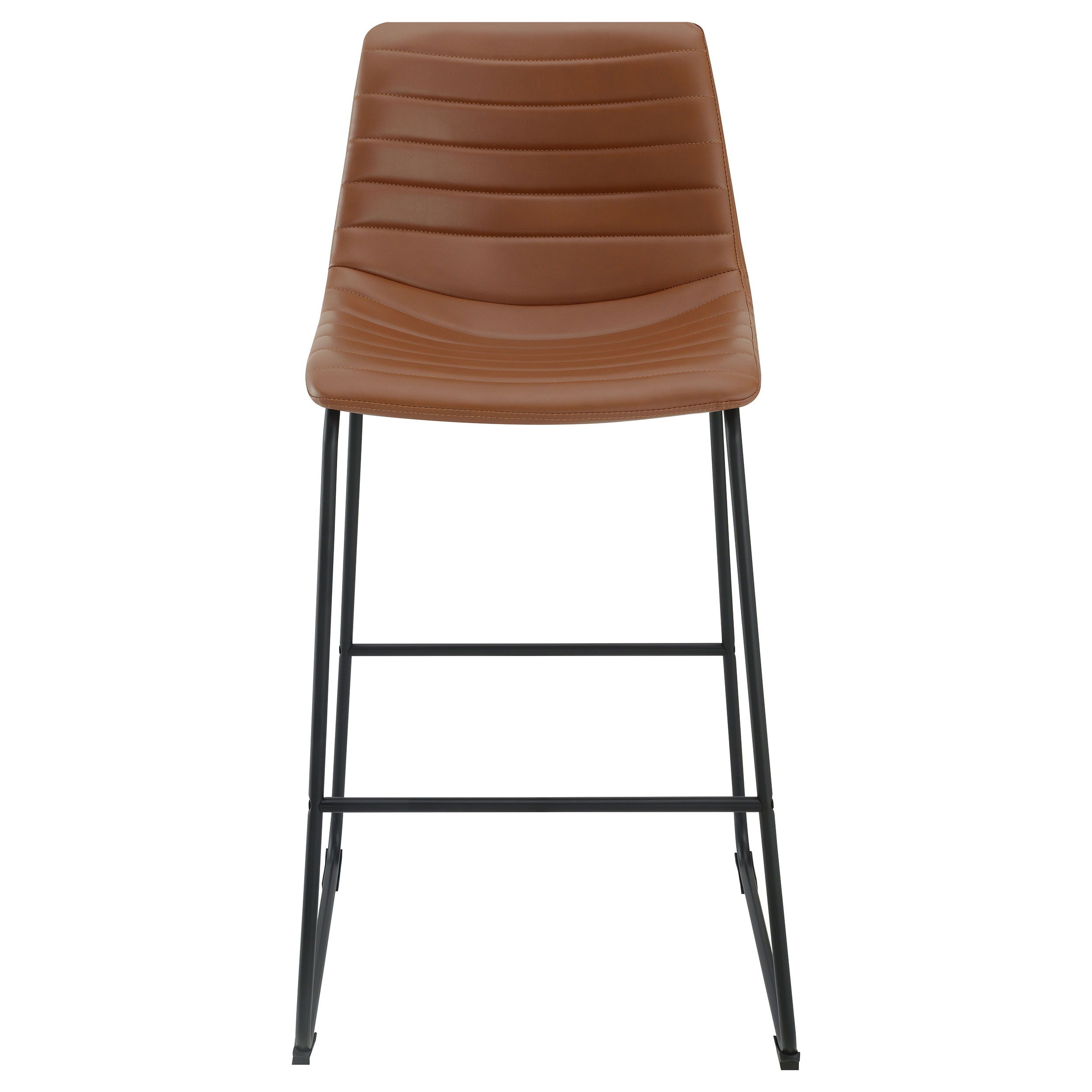 Coaster Fine Furniture Zuni - Faux Leather Upholstered Bar Chair (Set of 2) | Meri Furniture
