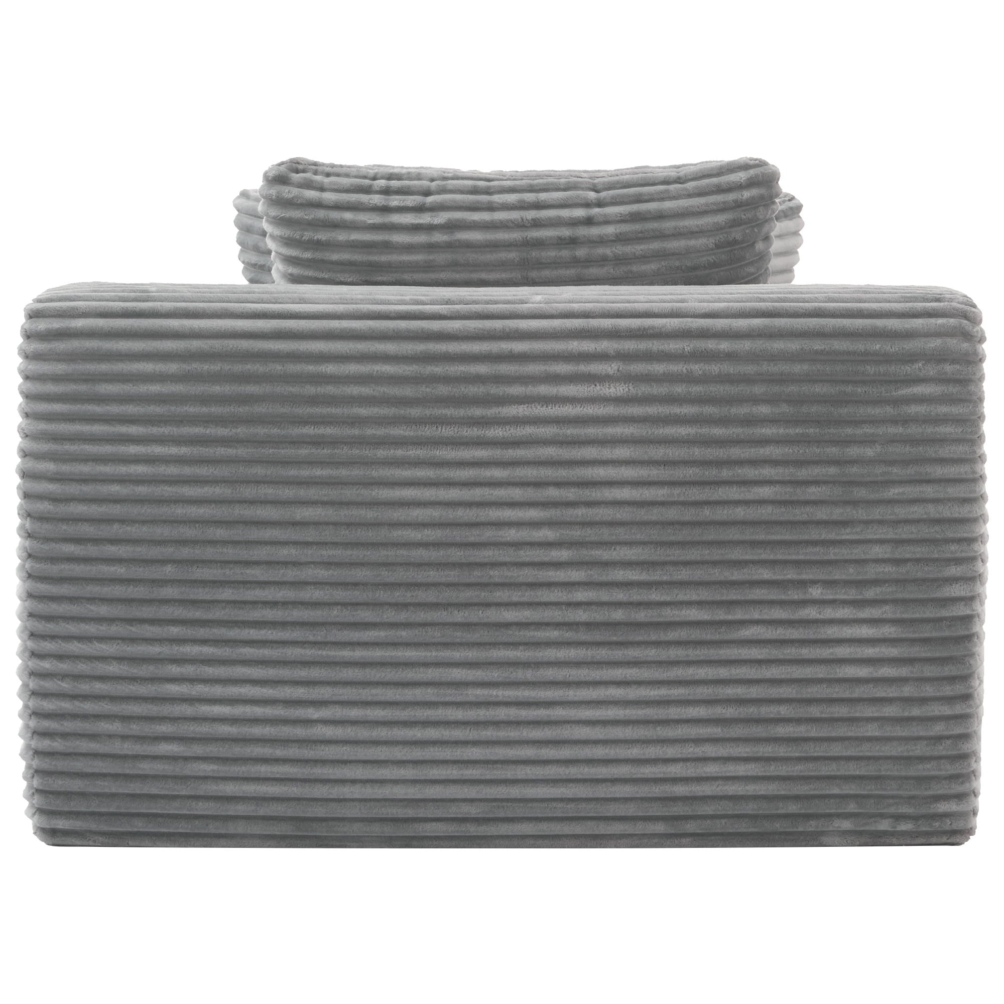 Modern Full Compressed Chaise Lounge Sofa Bed With Removable Pillows