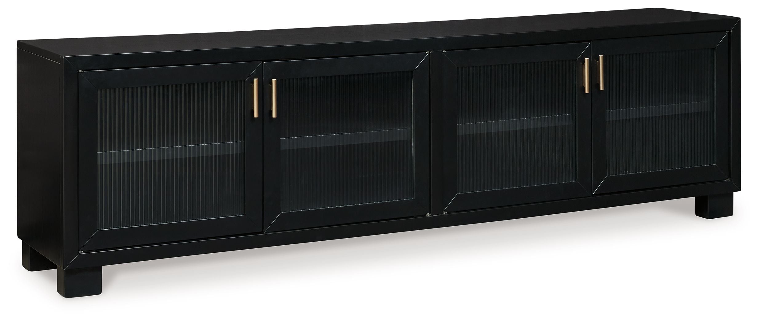 Signature Design by Ashley® Winbardi - Black - Extra Large TV Stand | Meri Furniture