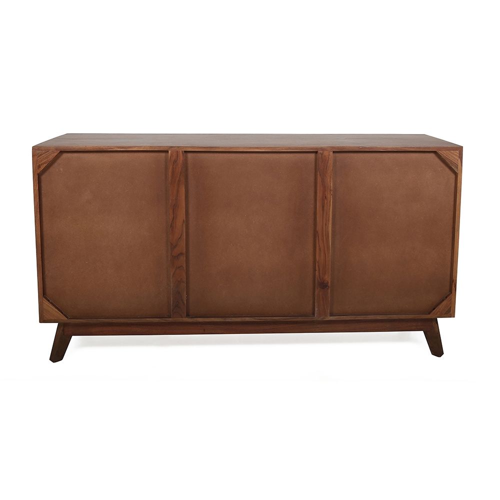 Sierra 6 Drawer Sideboard, Wood Credenza / Cabinets / Chests / Nightstands - Natural Wood / Brown