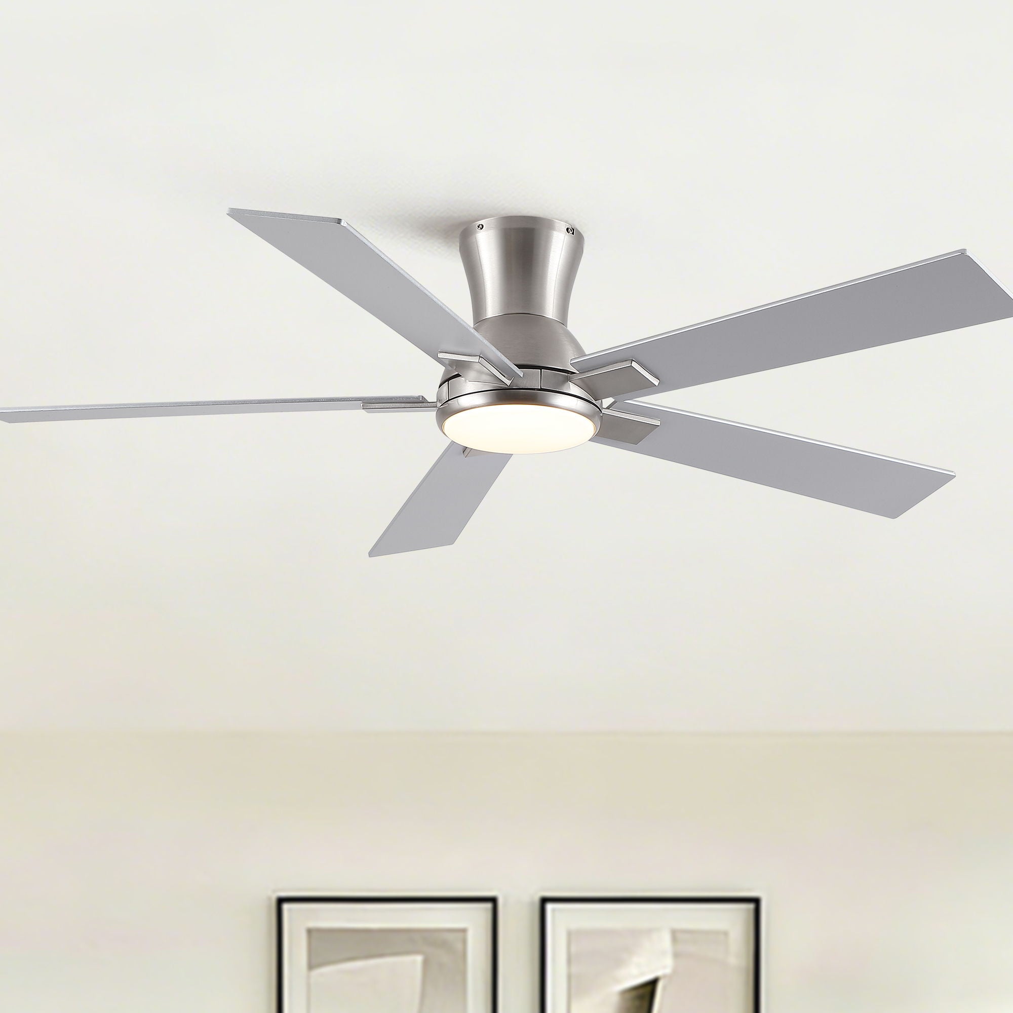 Reversible Quiet Motor Ceiling Fan Light With ABS Blades