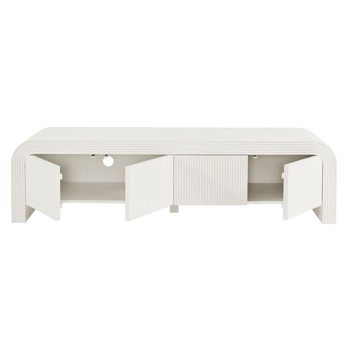 Waterflute 68" Fluted TV Stand by Modway