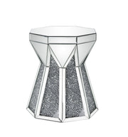 Noralie - End Table - Mirrored & Faux Diamonds
