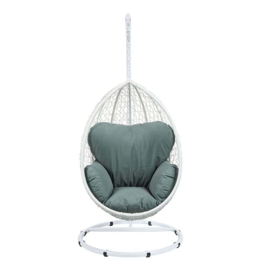 ACME Simona - Patio Swing Chair with Stand | Meri Furniture