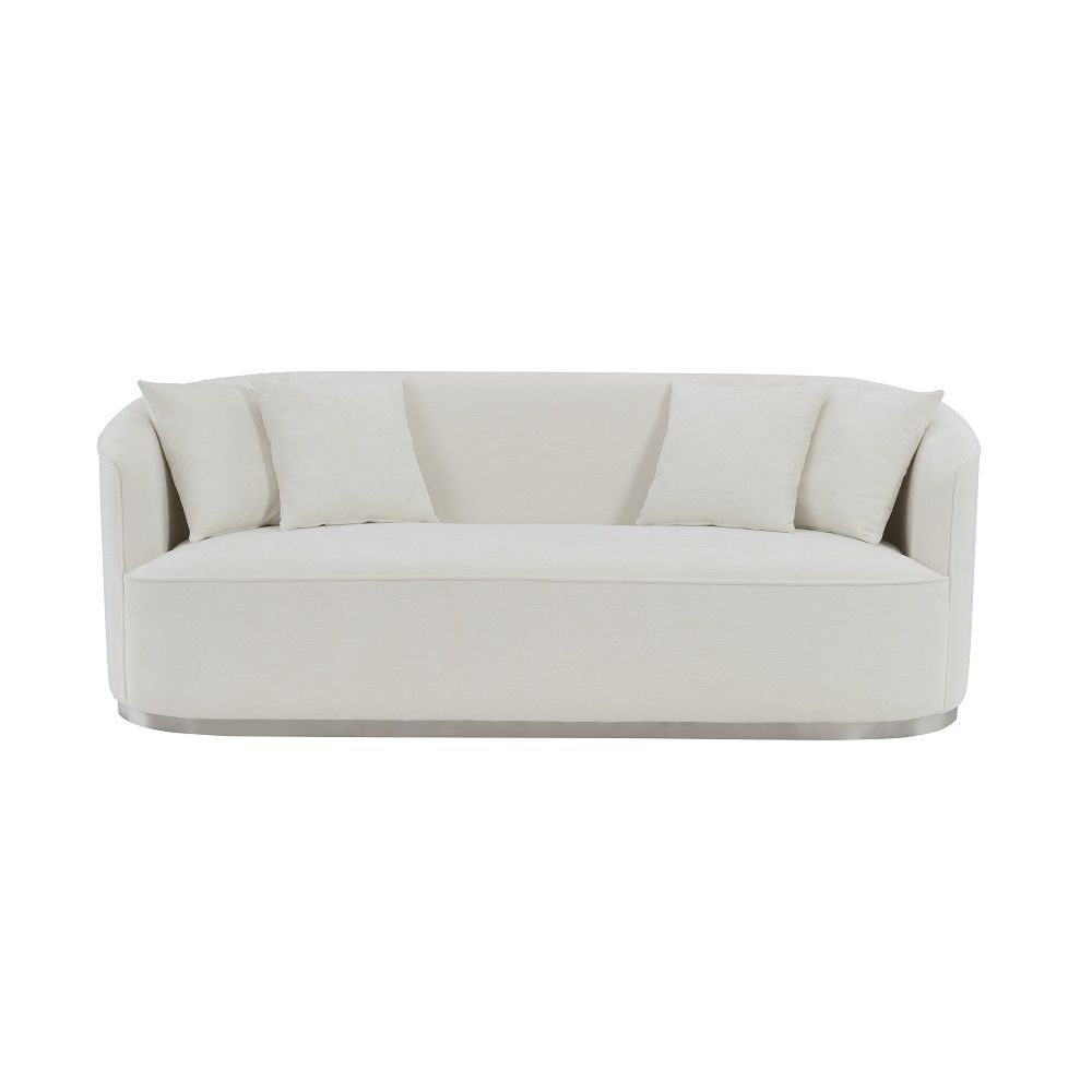 ACME Odette - Sofa With 4 Pillows - Beige | Meri Furniture