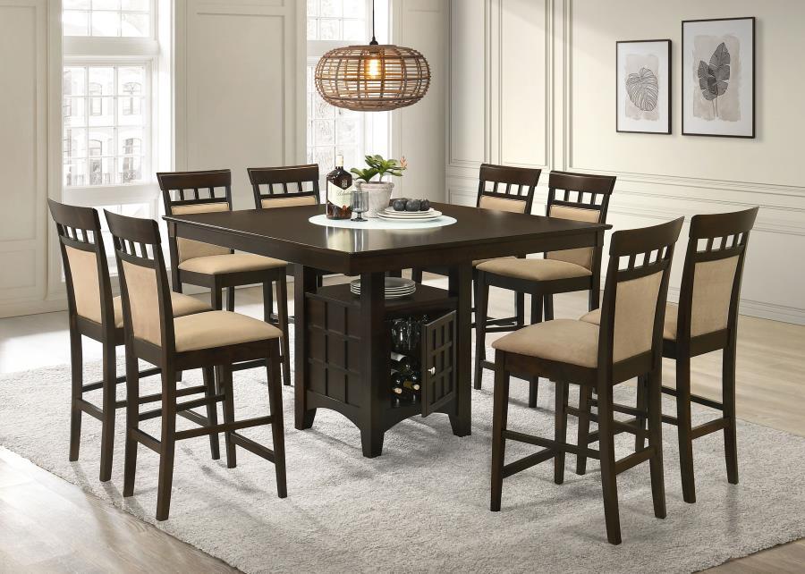 Coaster Fine Furniture Gabriel - Square Counter Height Dining Set | Meri Furniture
