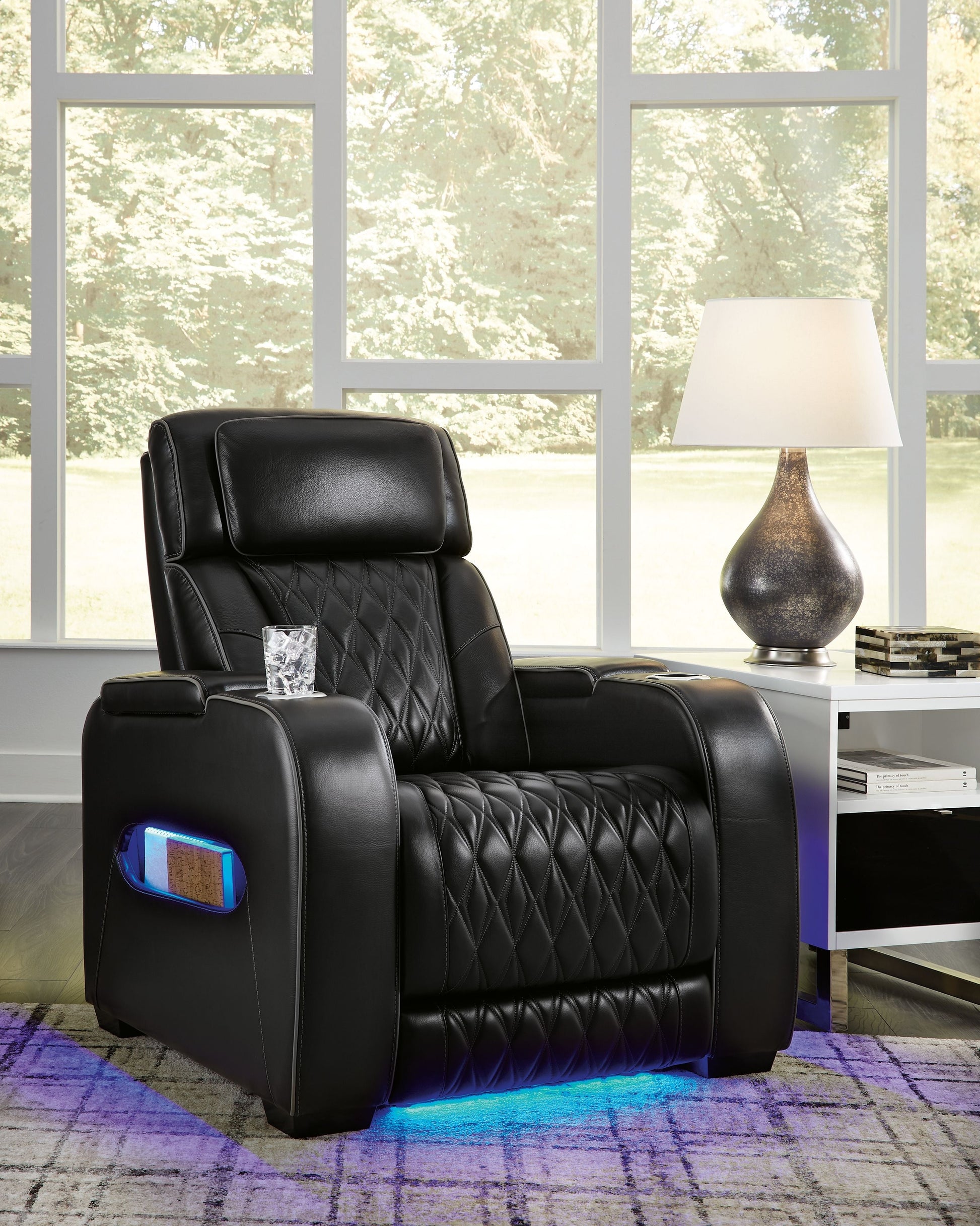 Signature Design by Ashley® Boyington - Power Recliner/Adj Headrest | Meri Furniture