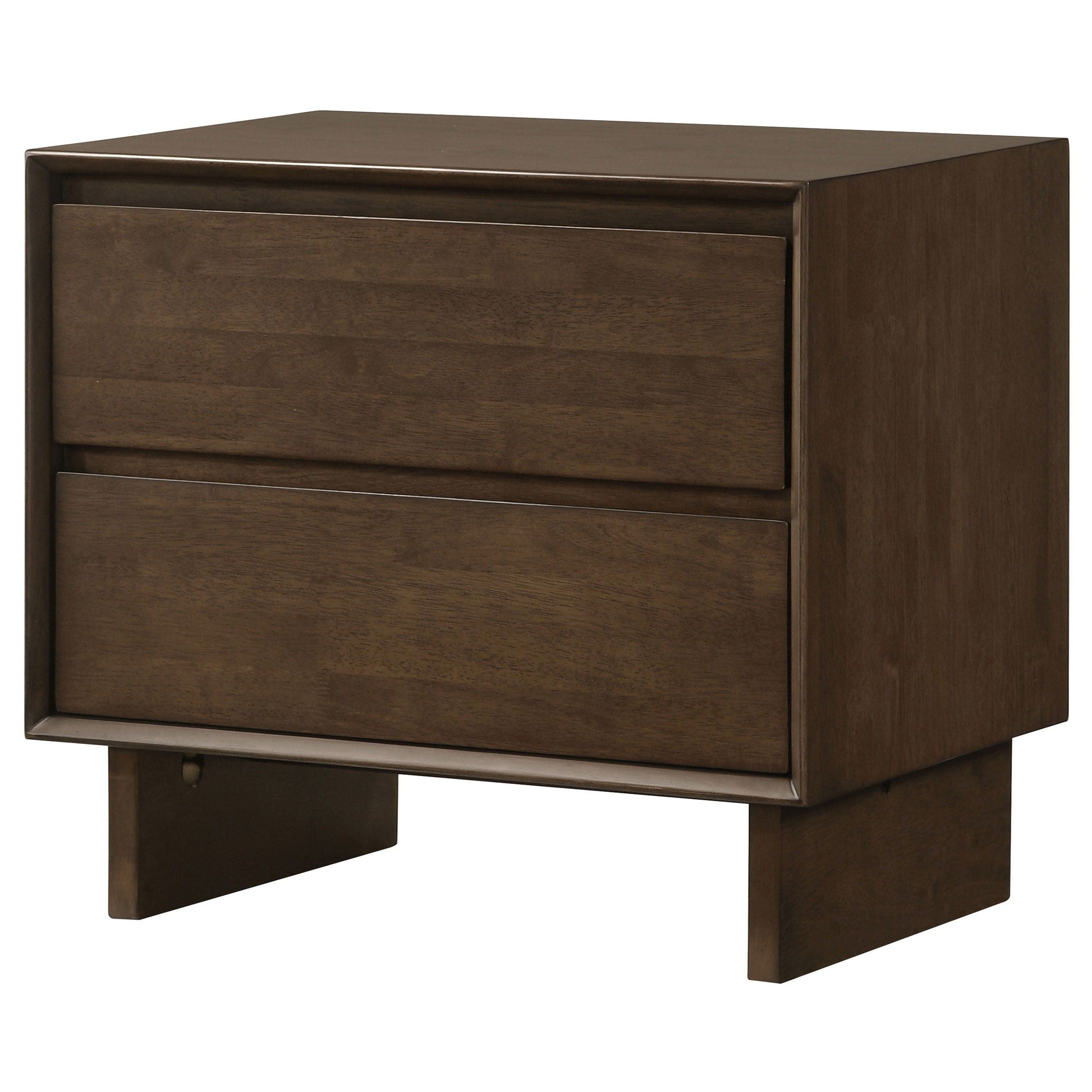Coaster Fine Furniture Glenwood - 2-Drawer Nightstand Bedside Table - Warm Brown | Meri Furniture