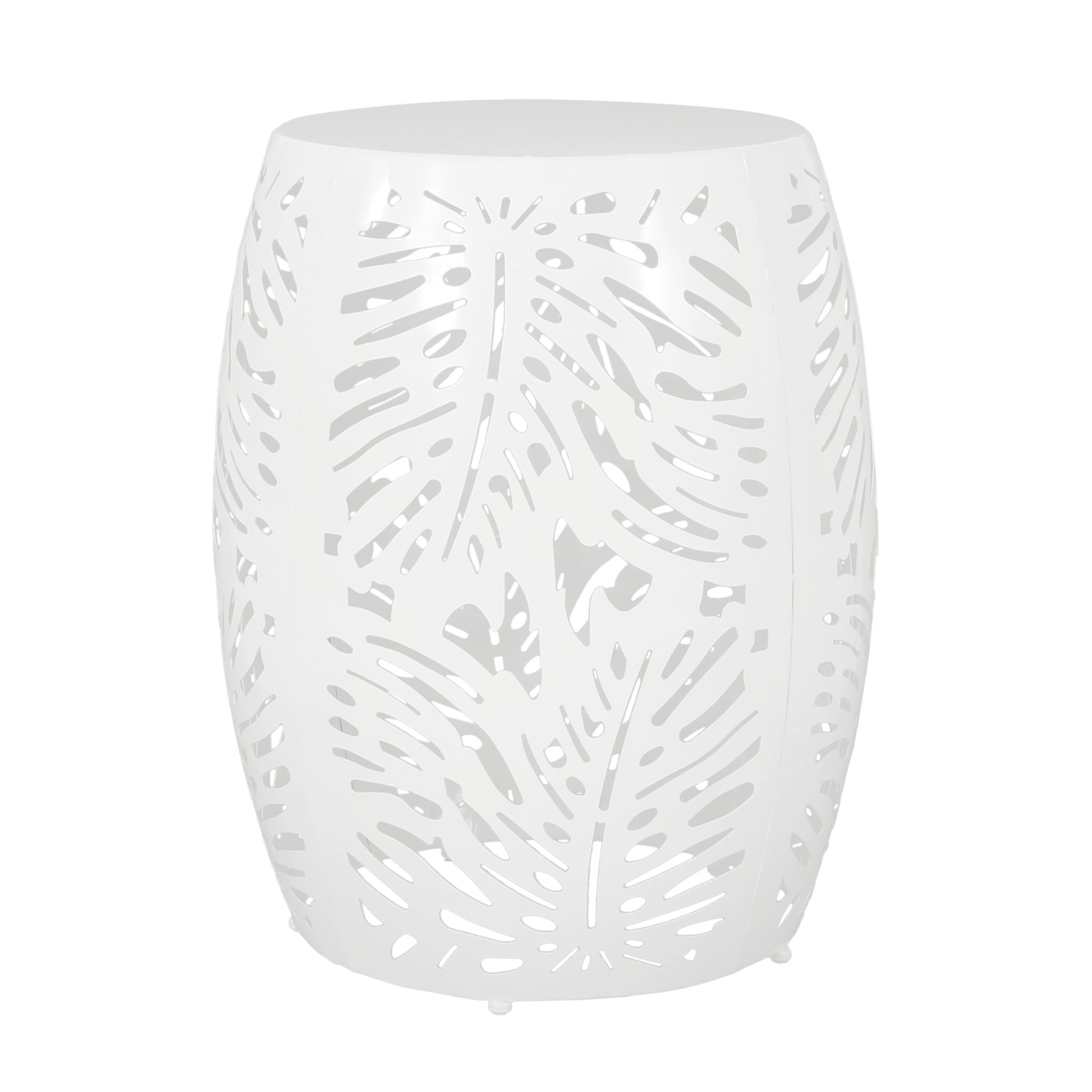 Modern Design Metal End Table, Large