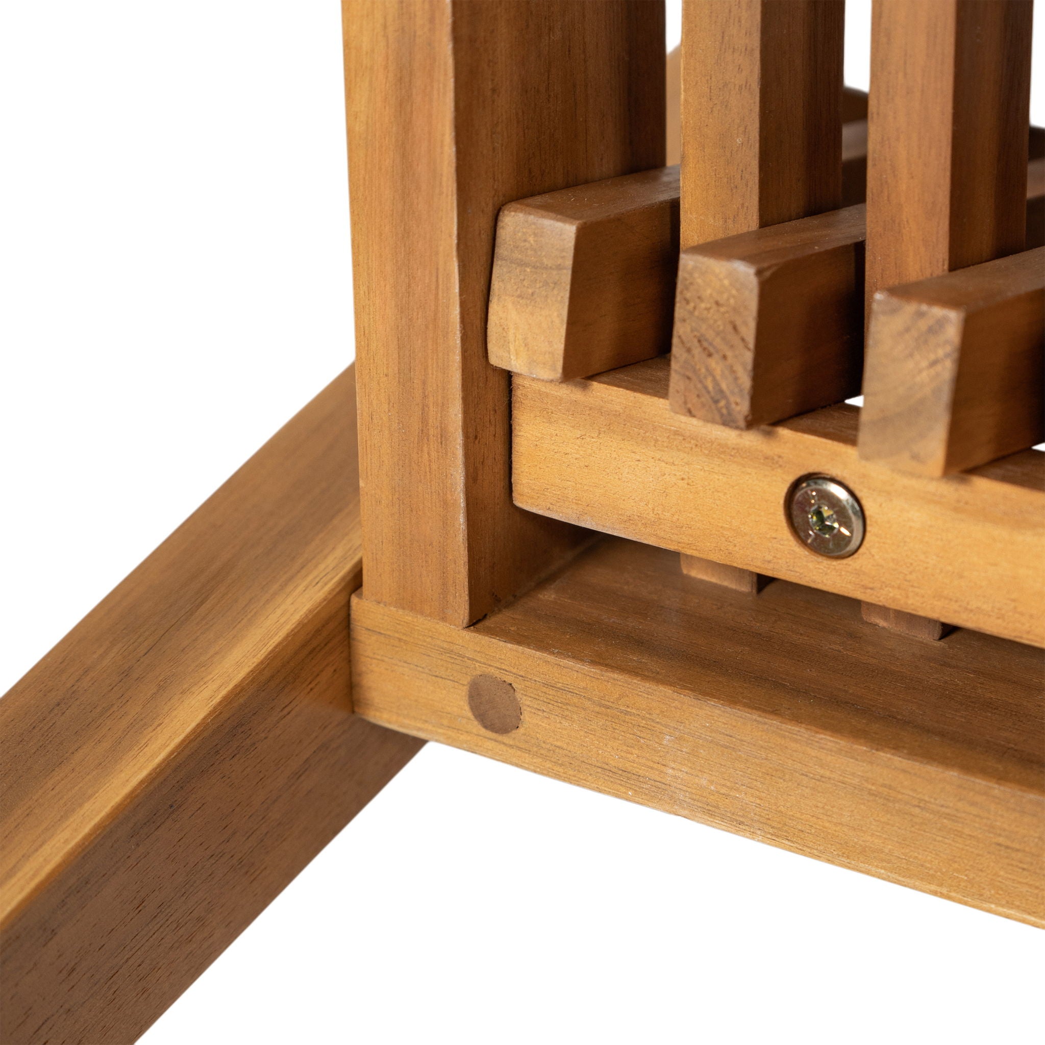 7 Piece Patio Furniture Set Acacia Wood Table And 6 Heavy Duty Cushioned Chairs