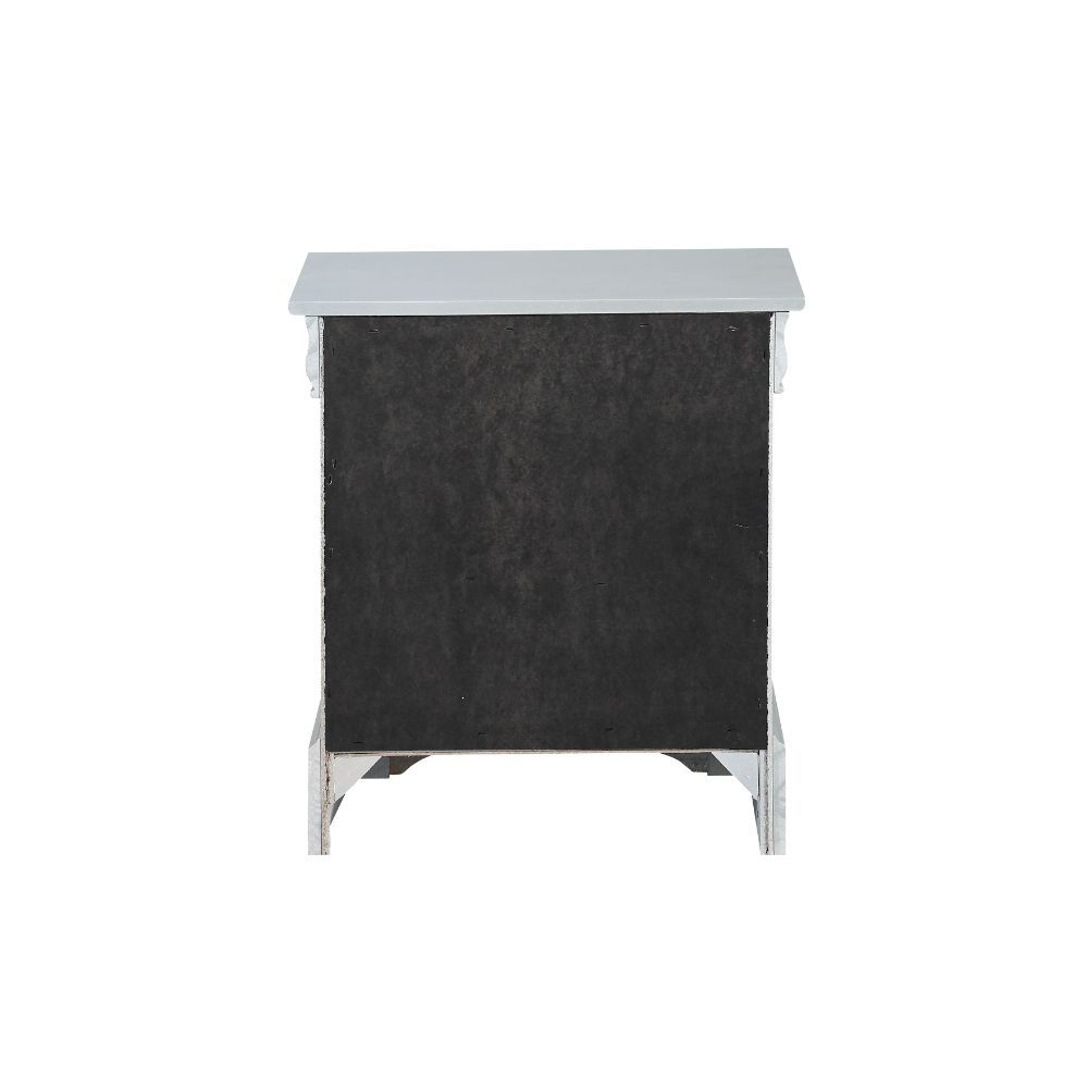ACME Bring casual elegance into your home with the Louis Phillipe nightstand. This nightstand is a piece that offers any bedroom a sophisticated look. | Meri Furniture