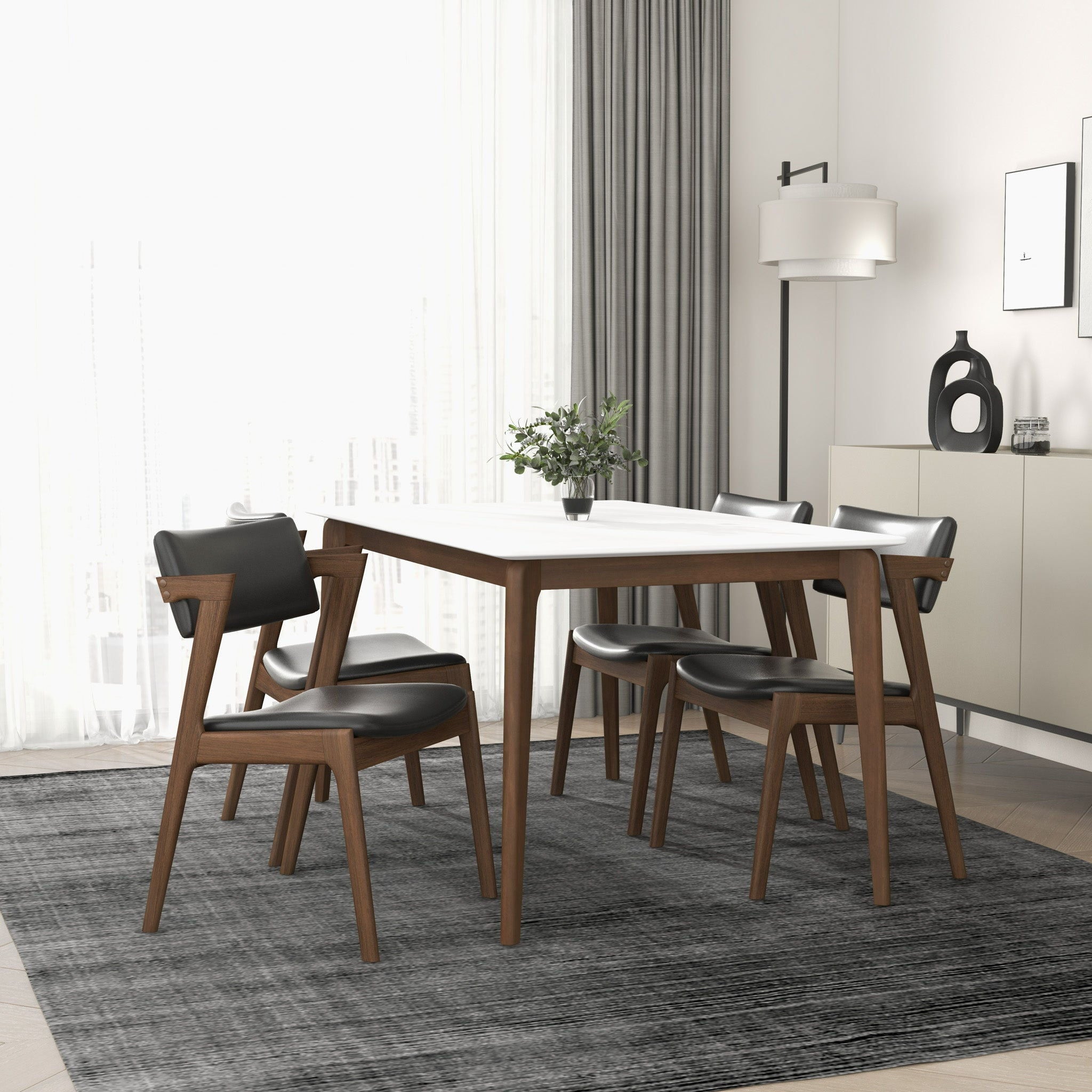 Edwin - Mid-Century Modern Dining Chair (Set of 2)