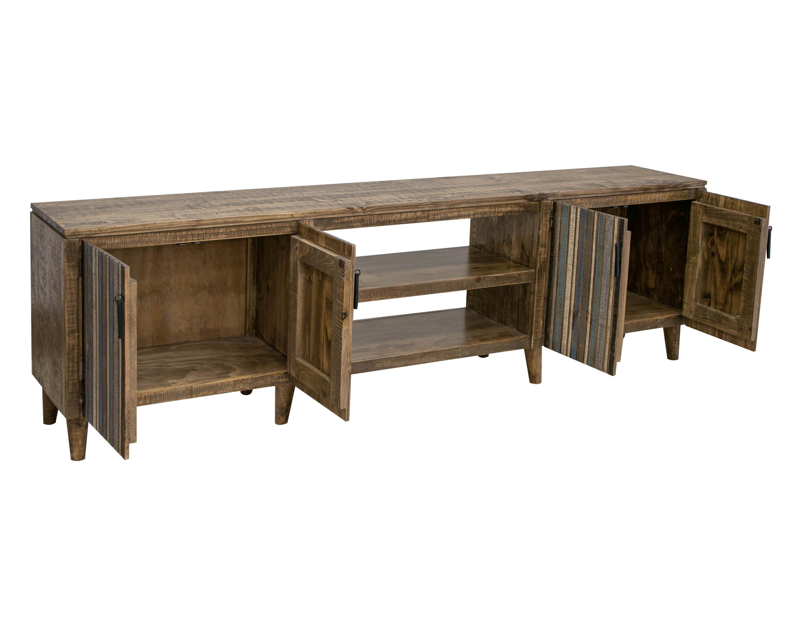 International Furniture Direct Tiza - TV Stand - Peanut Brown | Meri Furniture