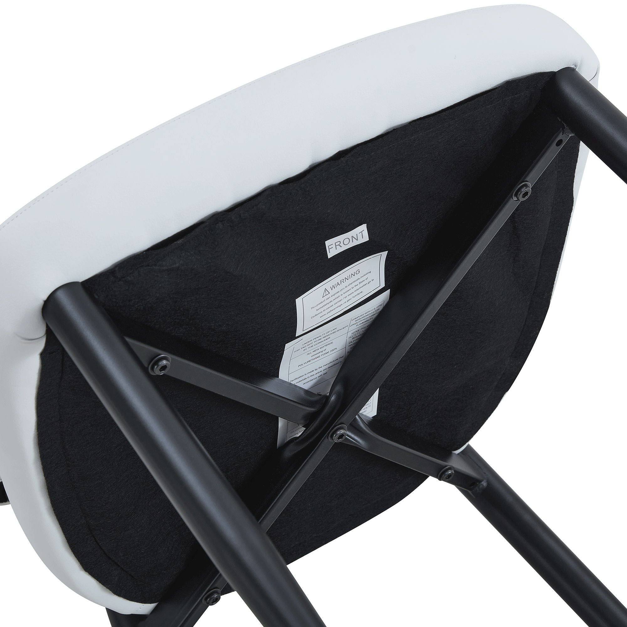 Minimalist Ergonomic Dining Chair With Curved Backres (Set of 4)