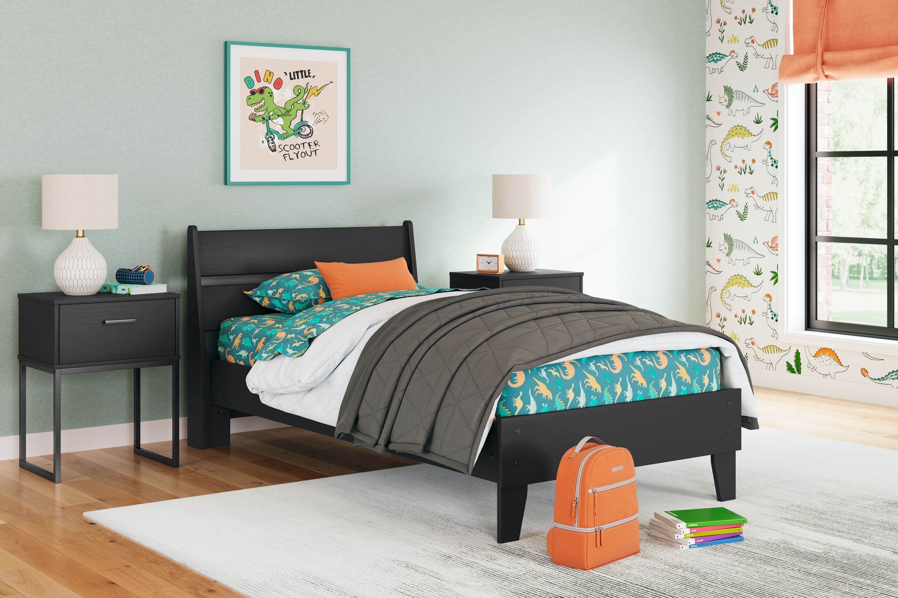 Millennium® by Ashley Socalle - Panel Platform Bed | Meri Furniture