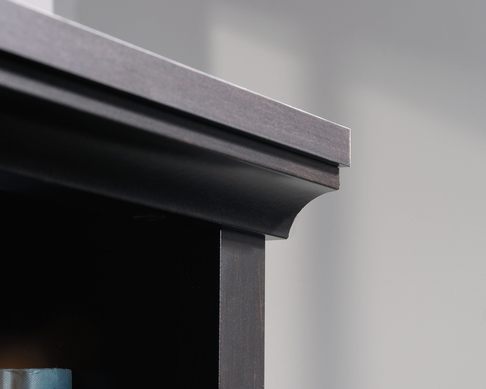 Bookcase With Doors in Estate Black