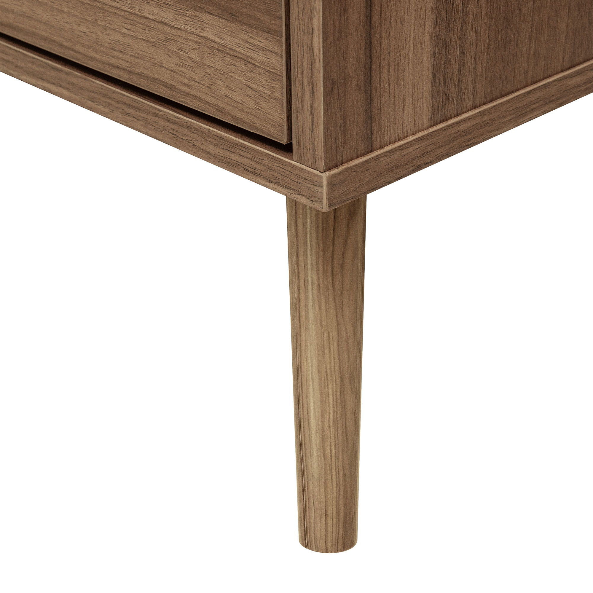 Modern 5 Drawer Accent Storage Cabinet For Living Room, Bedroom, Dining Room, Or Study - Walnut