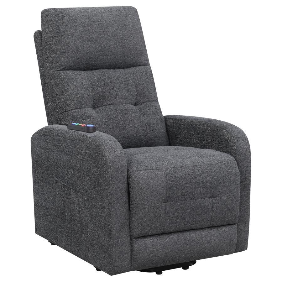 Coaster Fine Furniture Howie - Upholstered Power Lift Massage Chair | Meri Furniture