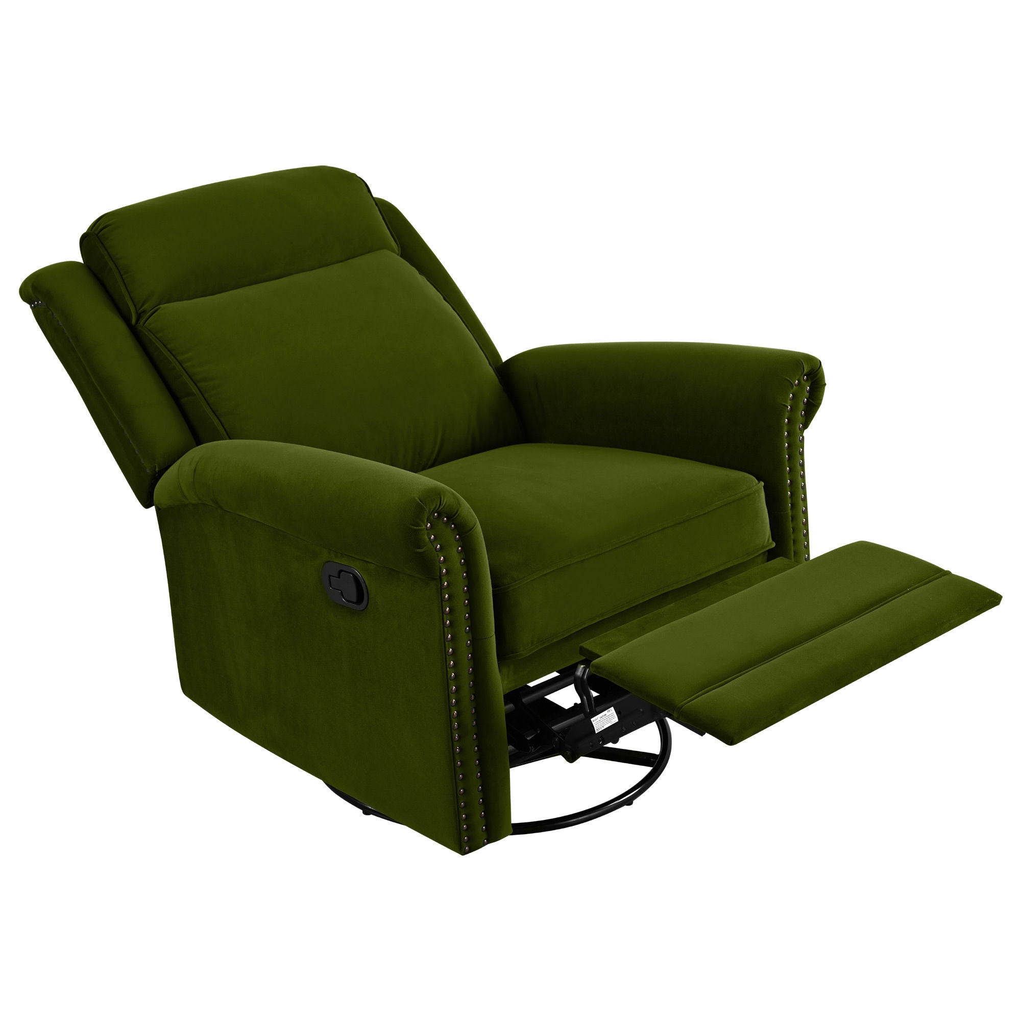 360 Degrees Swivel Recliner Manual Rocking Recliner Home With Adjustable Backrest