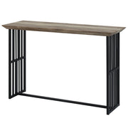 Zudora - Sofa Table - Antique Oak & Black