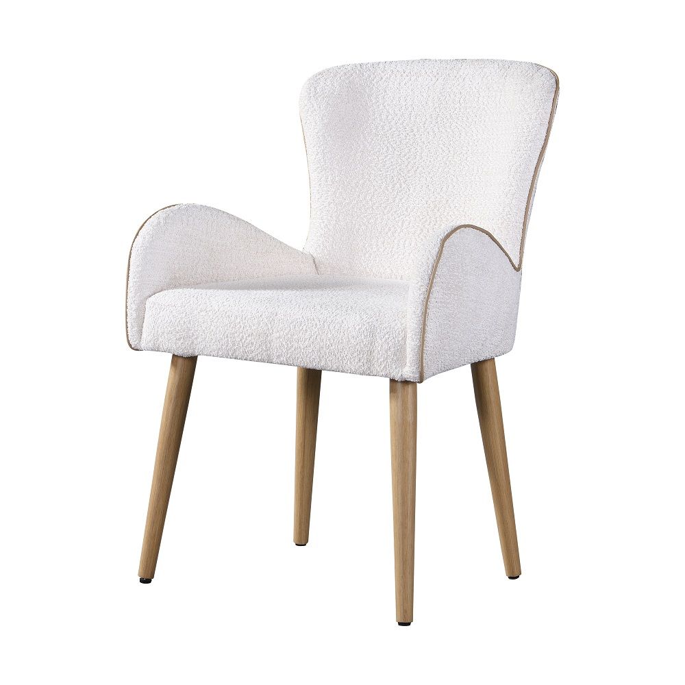 ACME Adalynn - Side Chair (Set of 2) - Gray & Weathered Gray Oak | Meri Furniture