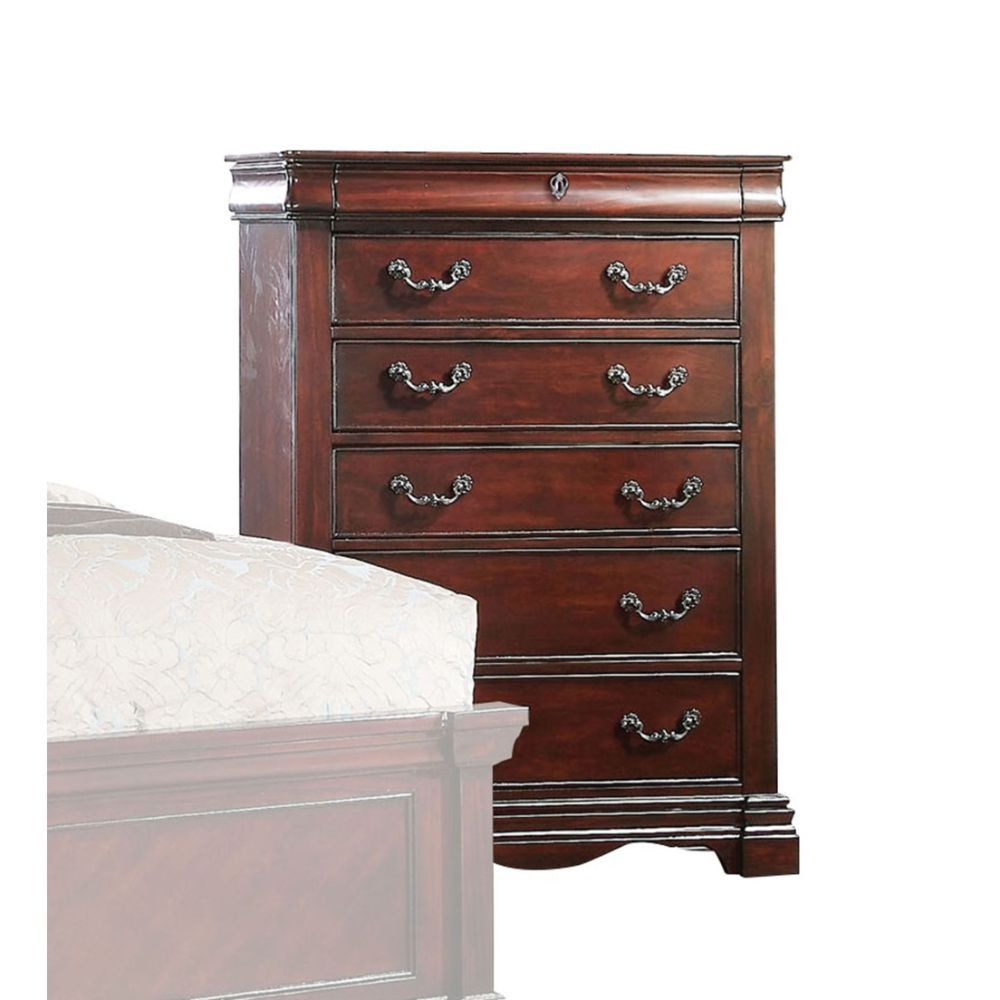 ACME Estrella - Chest - Dark Cherry | Meri Furniture
