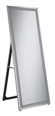 Coaster Fine Furniture Giddish - Full Length Standing Mirror - Silver | Meri Furniture