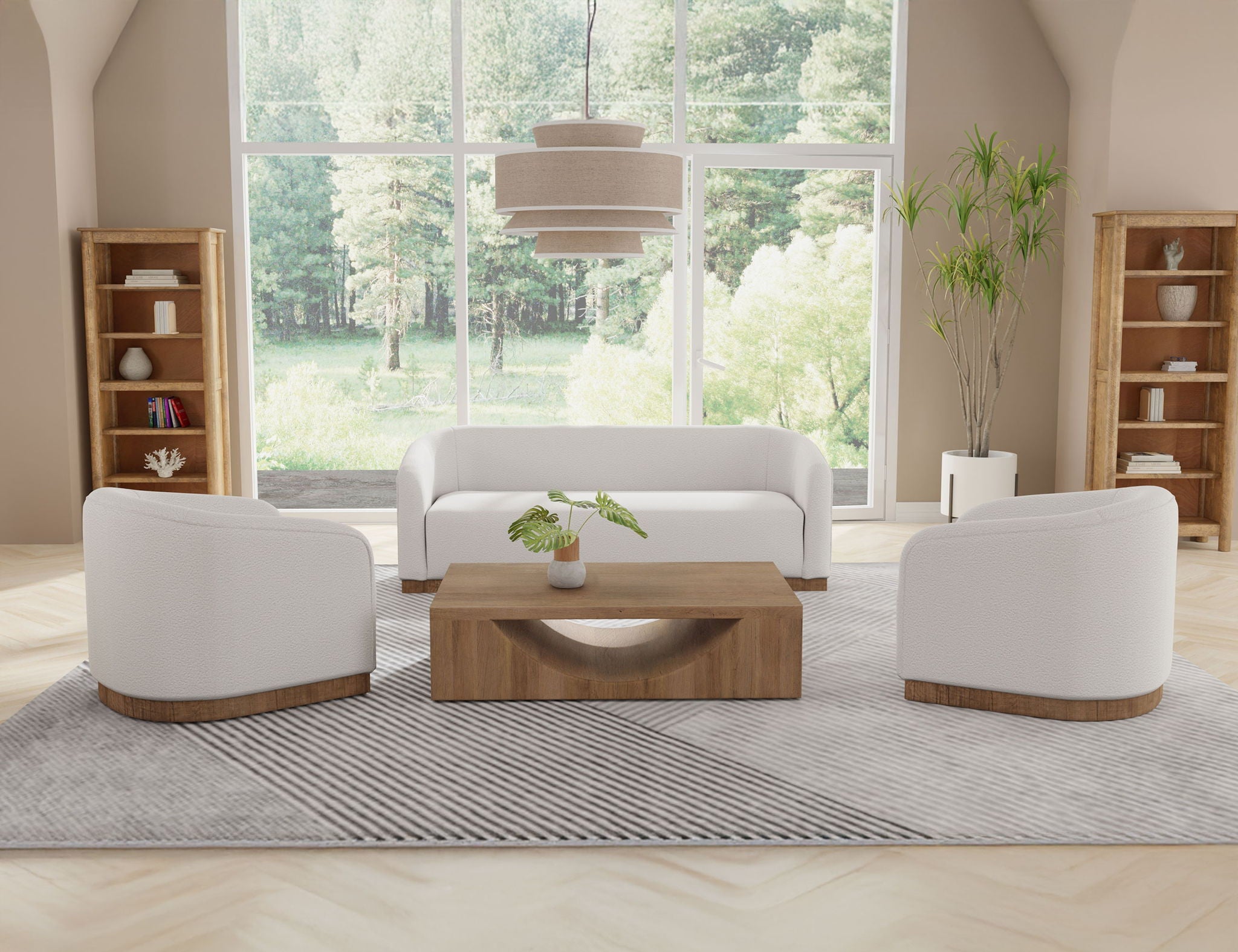Suomi - Arm Chair - Light Cream