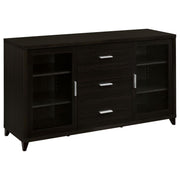 Coaster Fine Furniture Lewes - 2 Door Engineered Wood TV Stand - Cappuccino | Meri Furniture