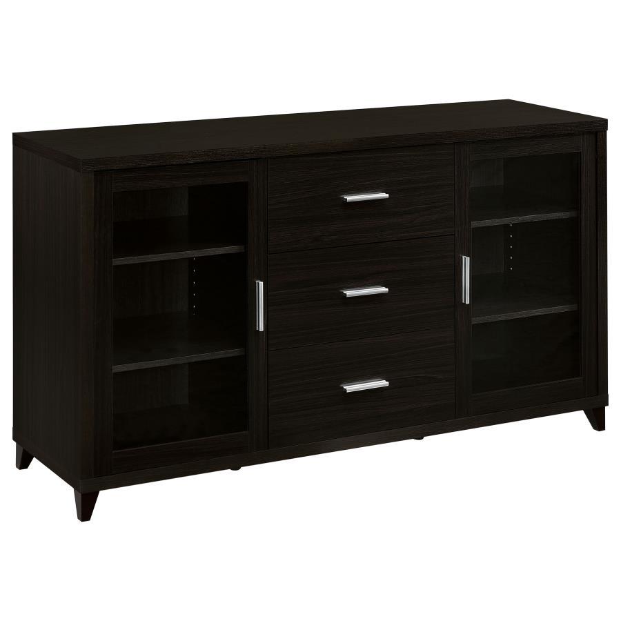 Coaster Fine Furniture Lewes - 2 Door Engineered Wood TV Stand - Cappuccino | Meri Furniture