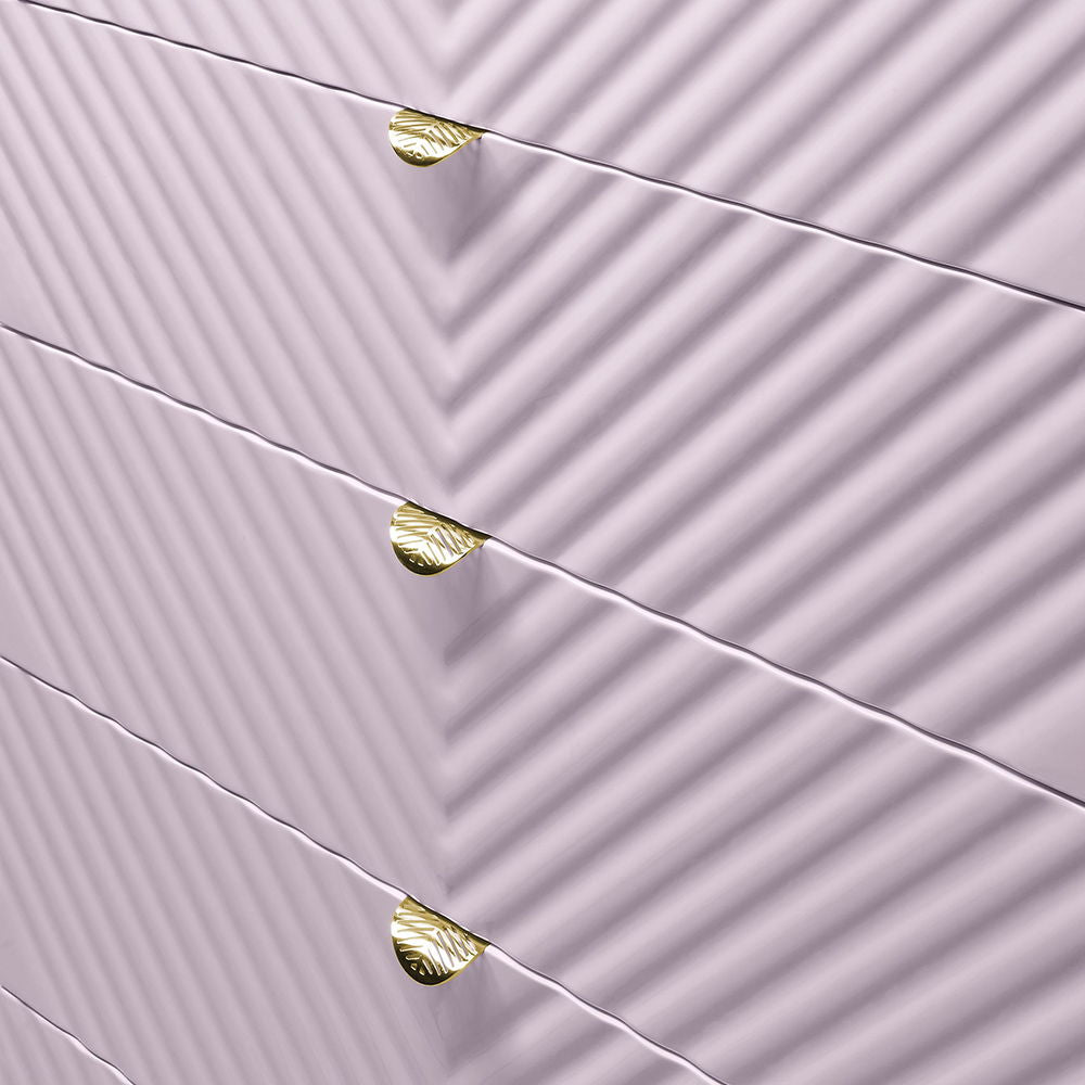 Gaines - Chest - Pink High Gloss