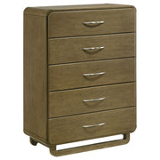 Coaster Fine Furniture Amsbury - 5-Drawer Chest Of Drawers - Nutmeg | Meri Furniture