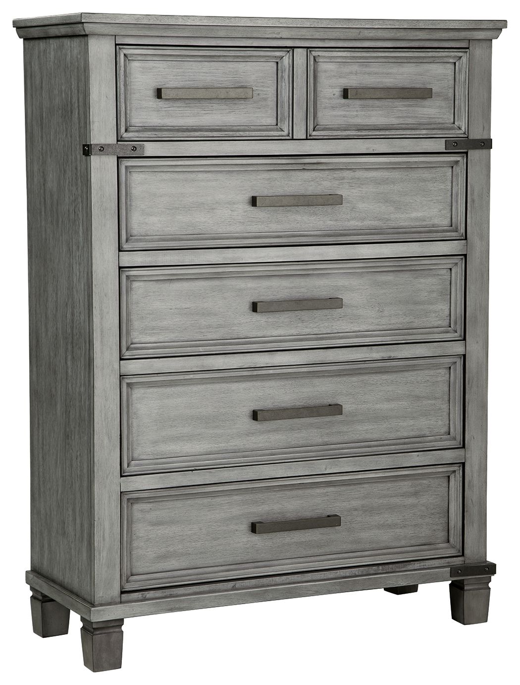 Signature Design by Ashley® Russelyn - Gray - Five Drawer Chest | Meri Furniture