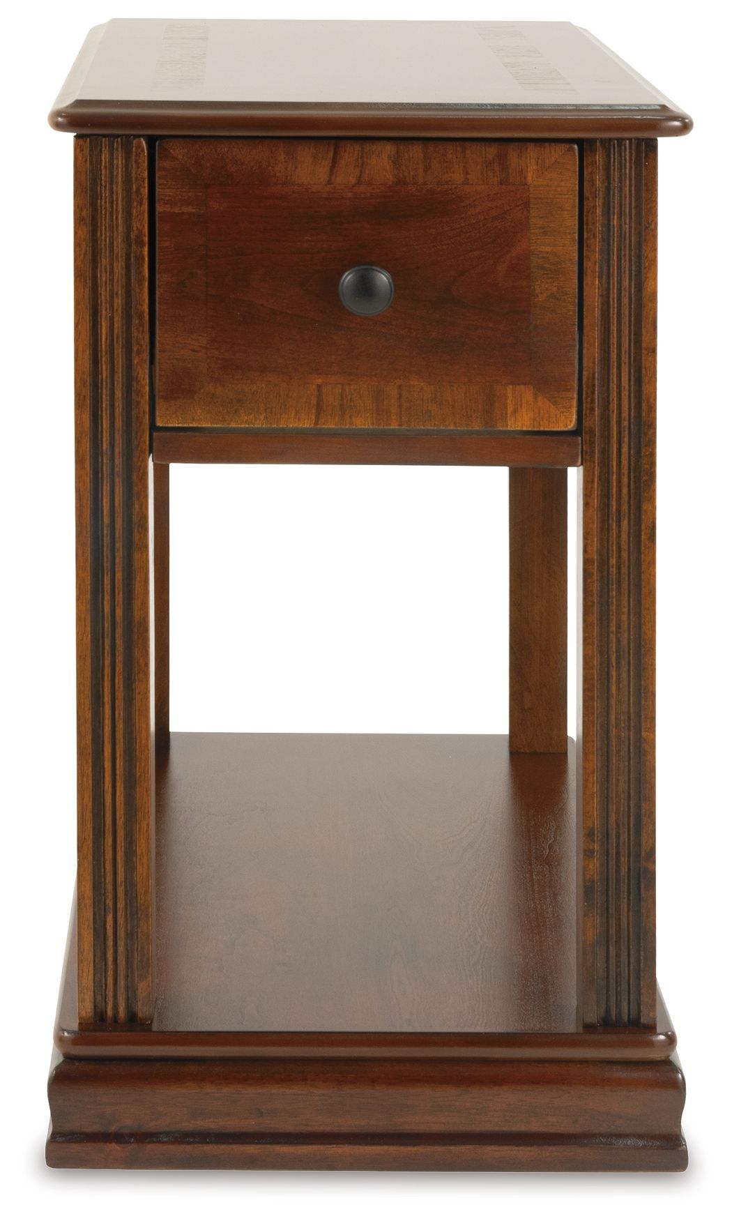 Signature Design by Ashley® Breegin - Brown - Chair Side End Table - Removable Tray | Meri Furniture