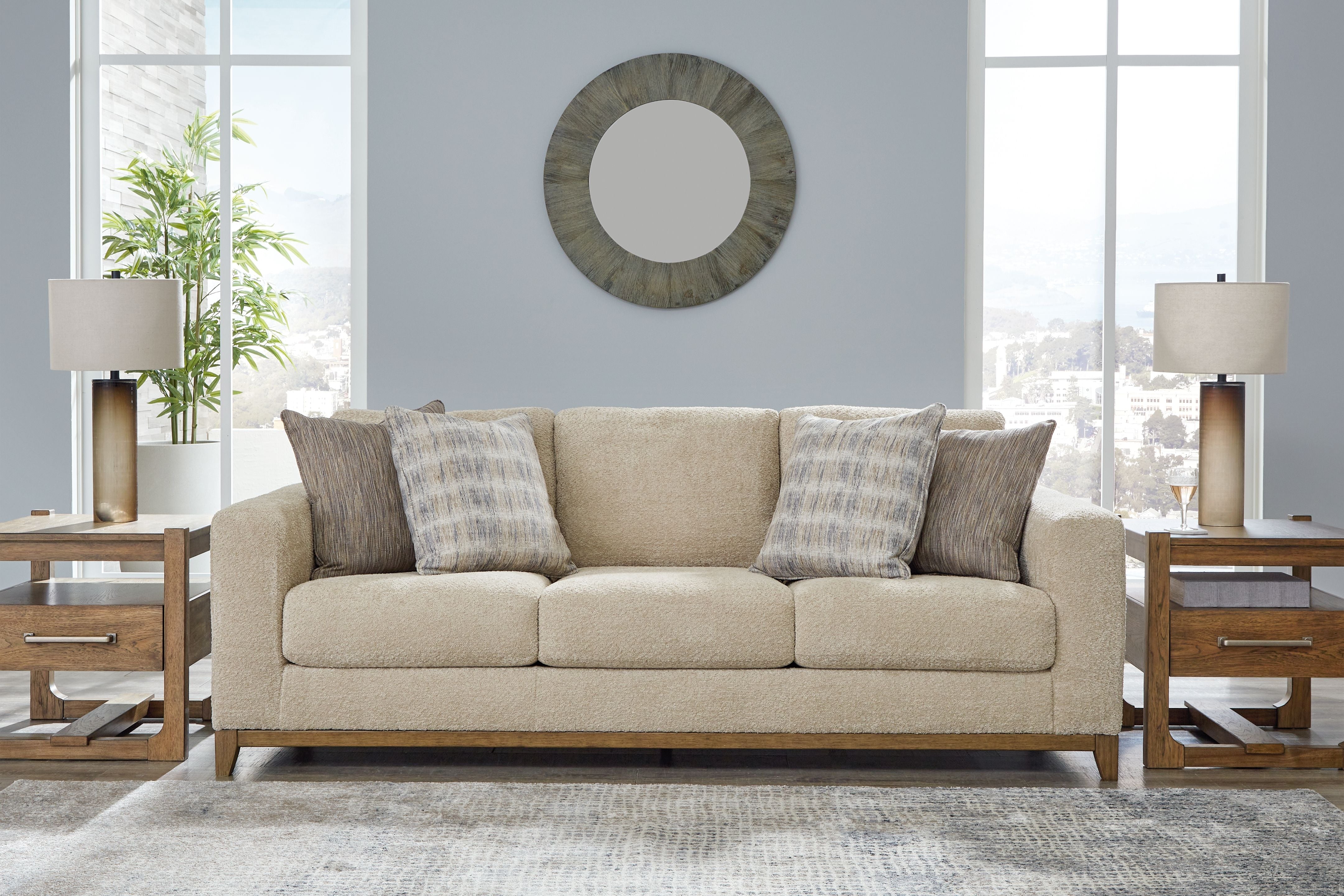 Signature Design by Ashley® Parklynn - Desert - Sofa | Meri Furniture