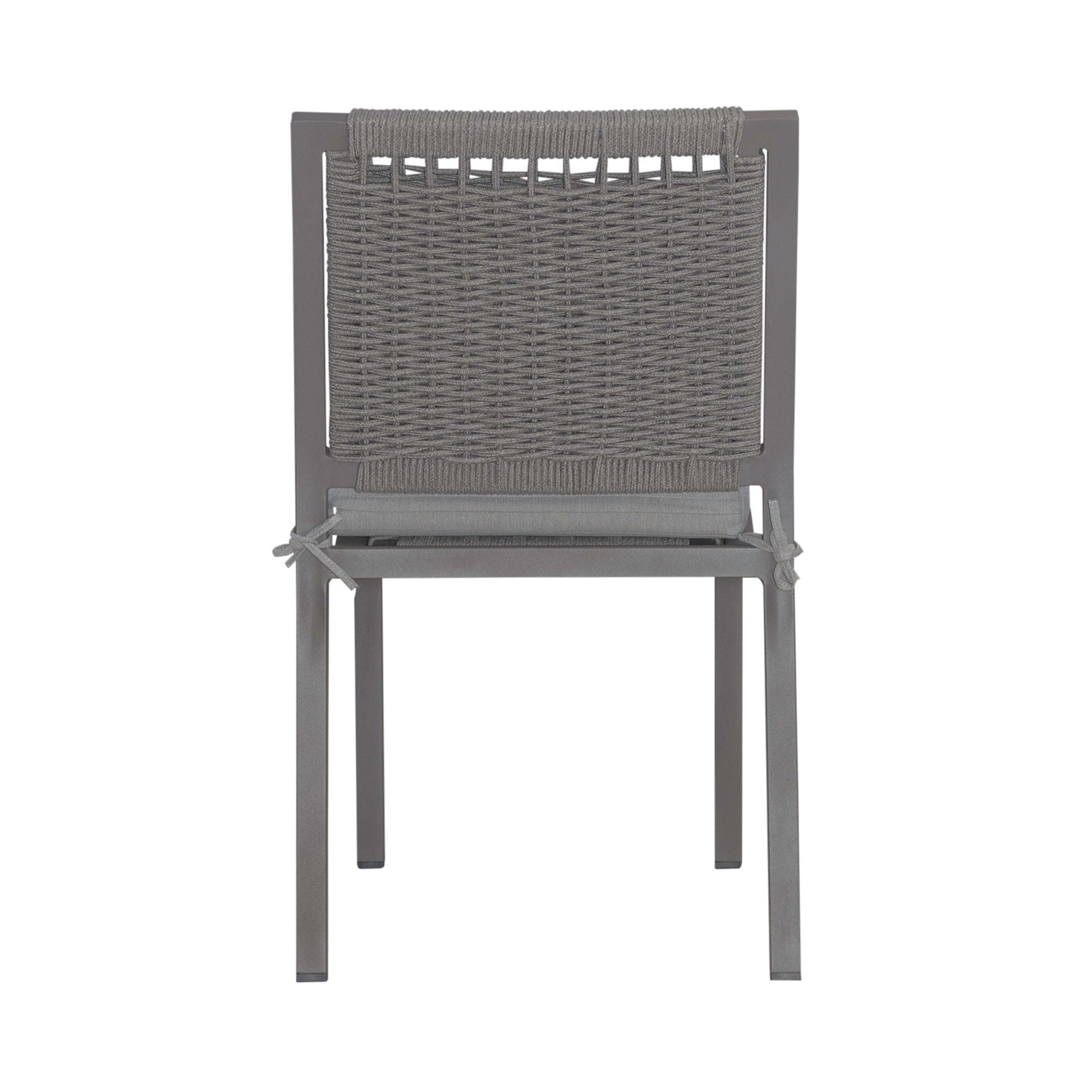 Liberty Furniture Plantation Key - Outdoor Panel Back Side Chair - Granite | Meri Furniture