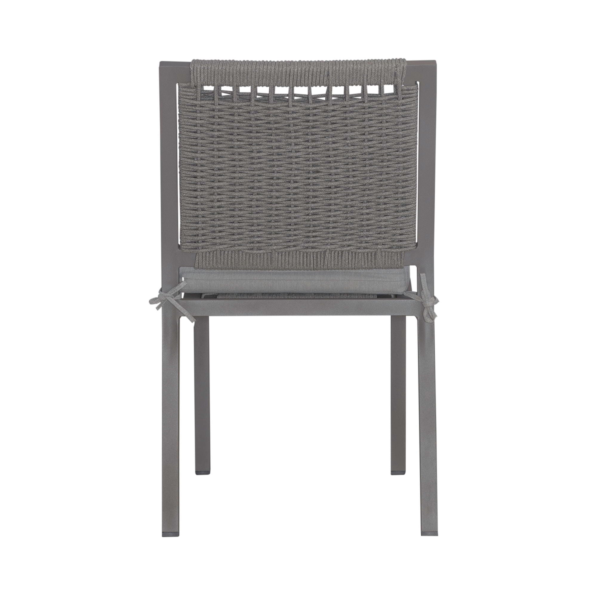 Liberty Furniture Plantation Key - Outdoor Panel Back Side Chair - Granite | Meri Furniture