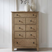 Liberty Furniture Grandpas Cabin - 5 Drawers Chest - Light Brown | Meri Furniture